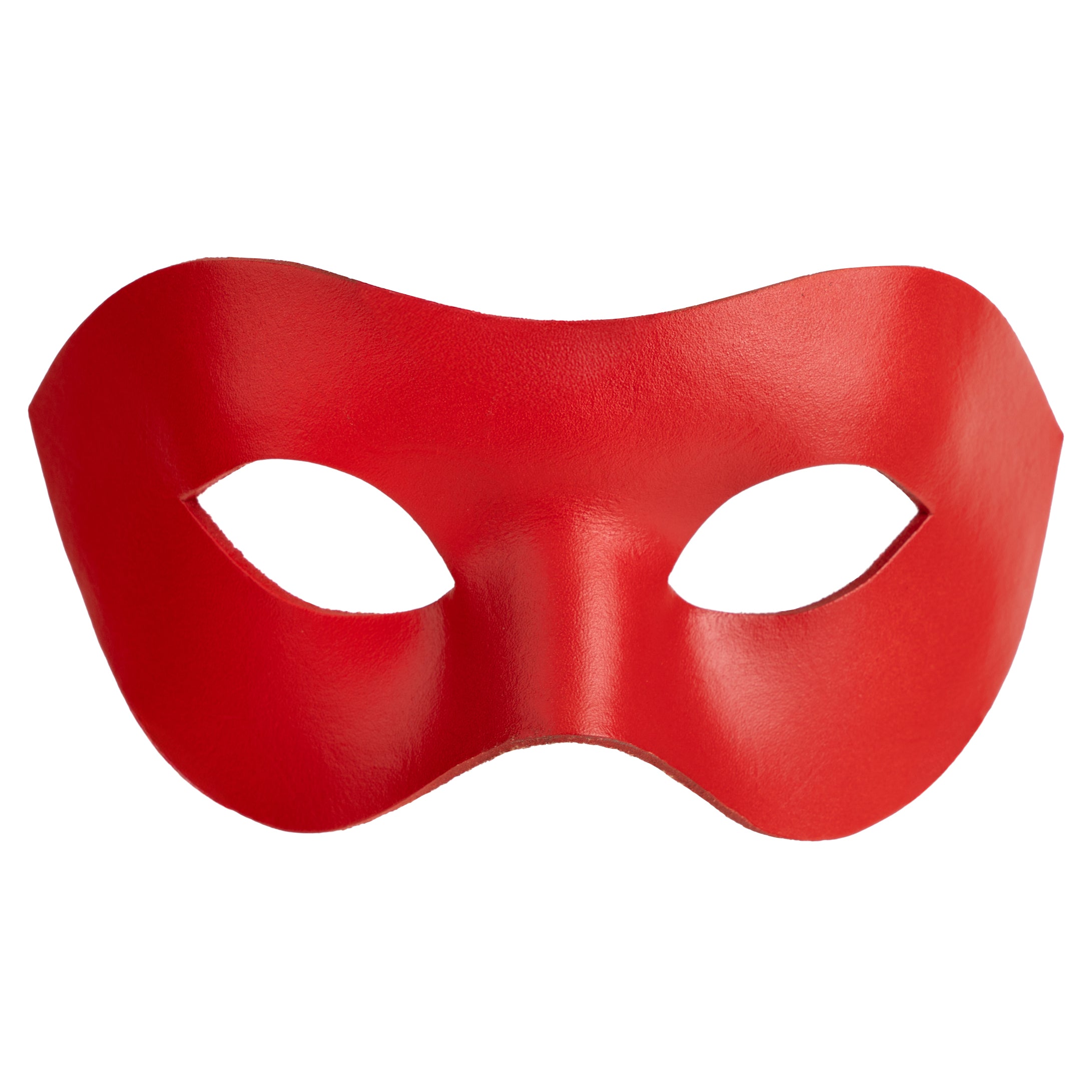 Colombina Liscia rot - Venezianische Ledermaske