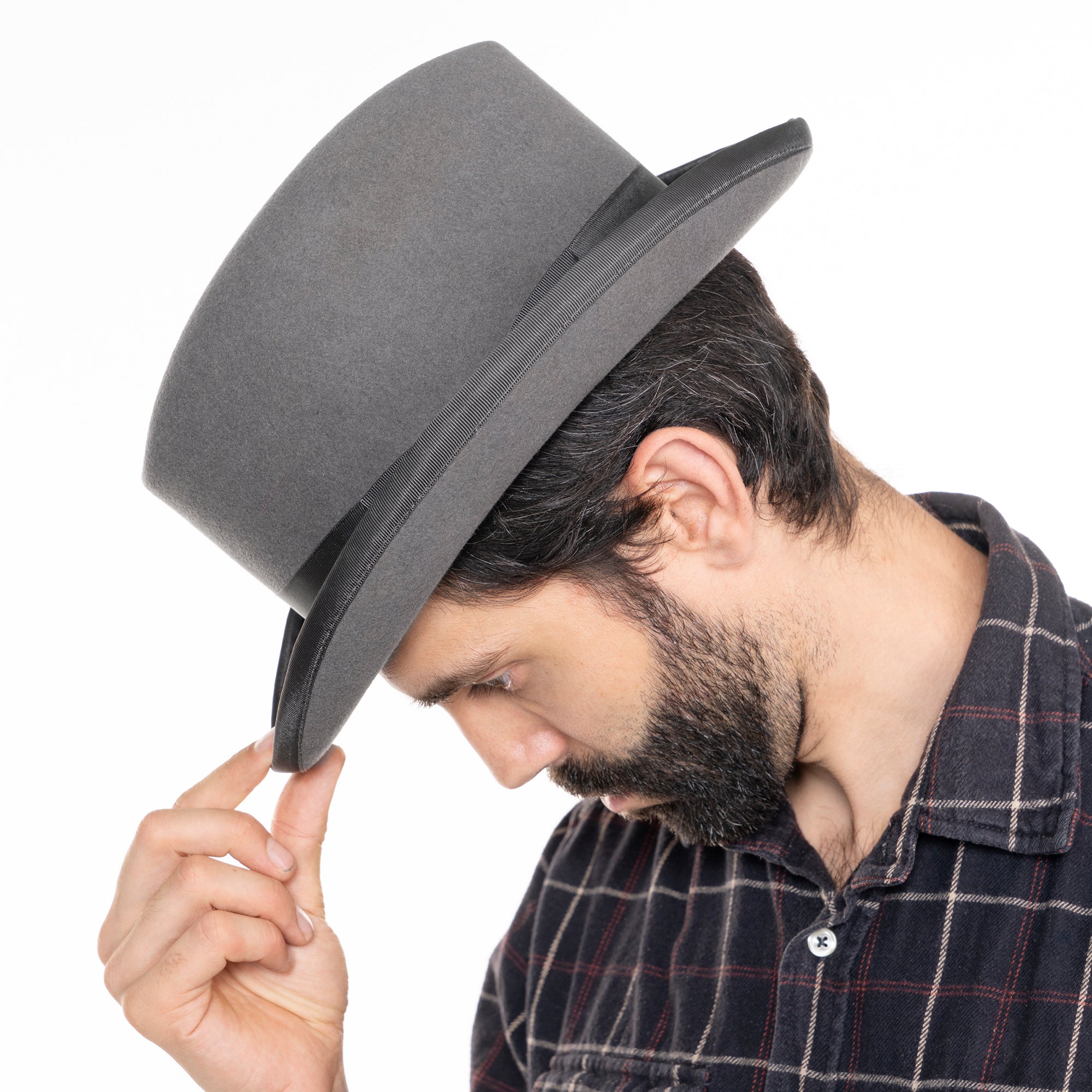 Trilby - Winston in grau aus Haarfilz