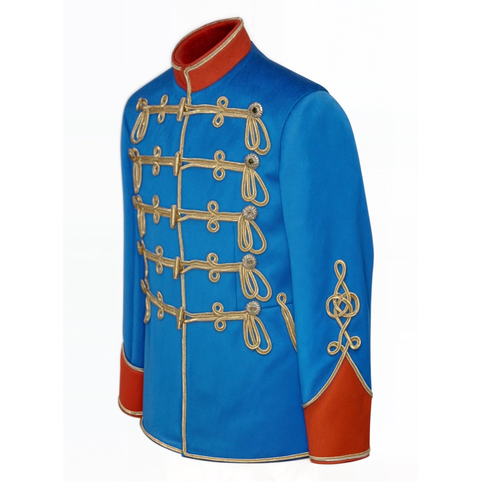 Husarenuniform Blau/Rot