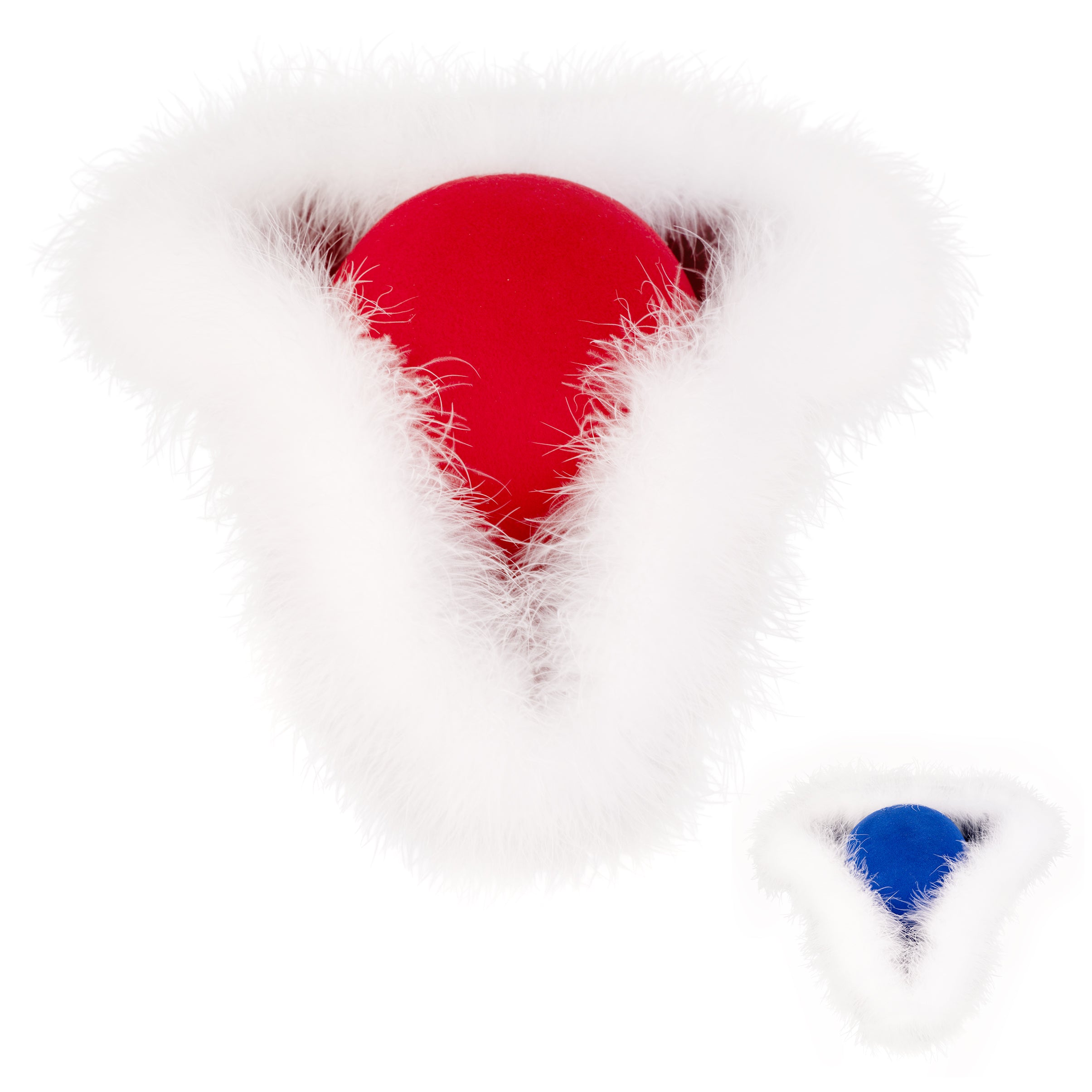 Dreispitz Marabu - Funkenmarie (Rot/Blau)