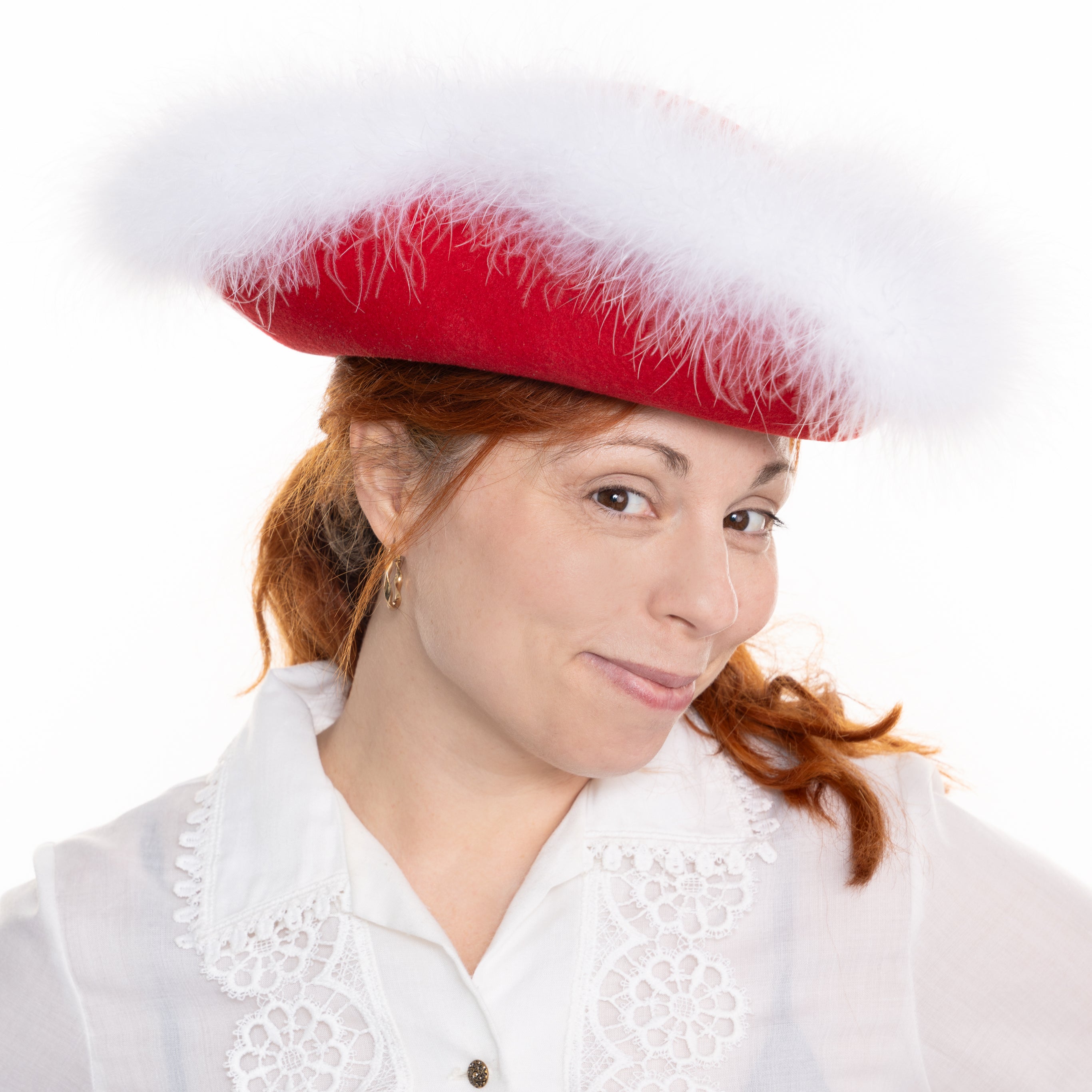 Dreispitz Marabu - Funkenmarie (Rot/Blau)