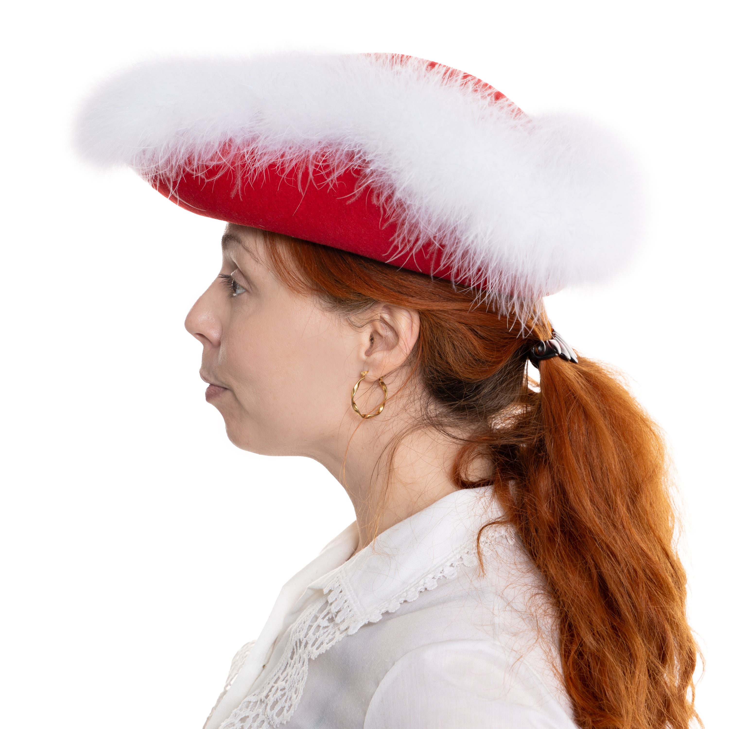 Dreispitz Marabu - Funkenmarie (Rot/Blau)