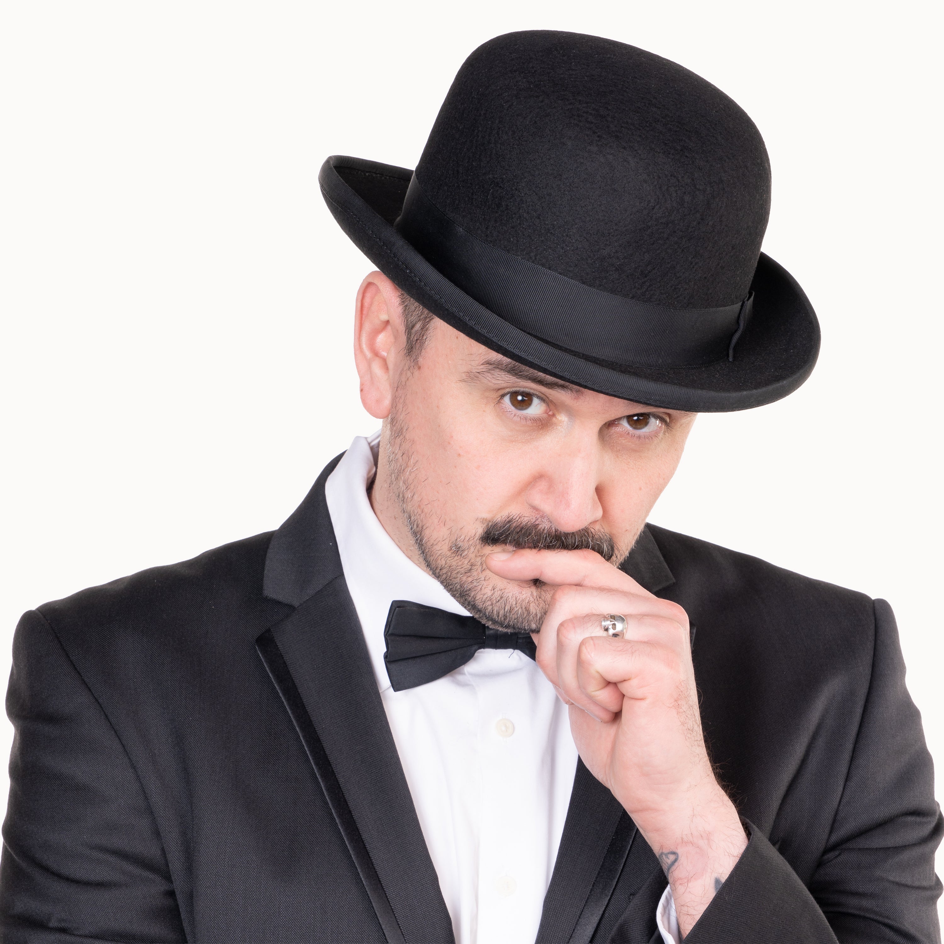 Melone klassisch schwarz