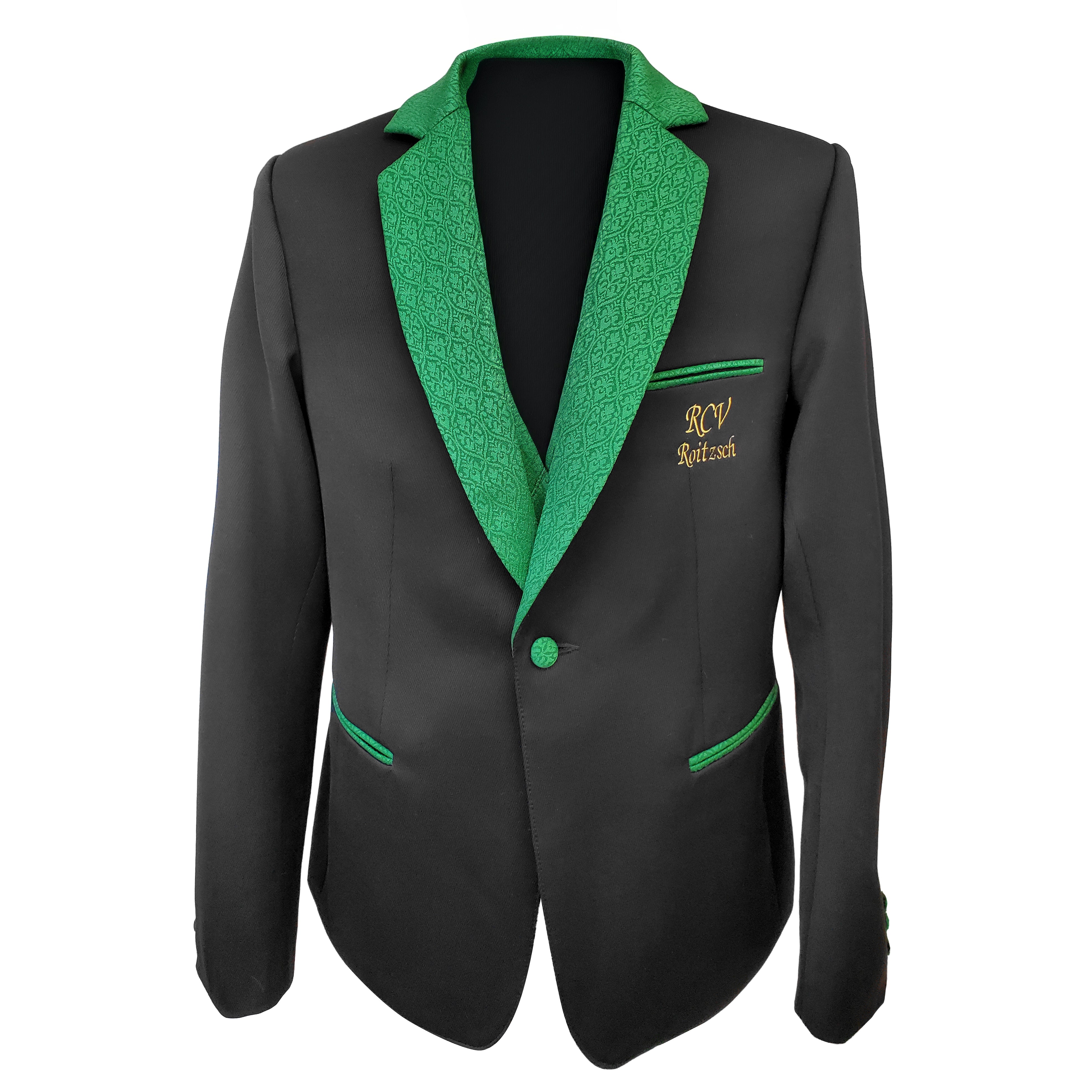 Smokingjacke Verein mit Bestickung